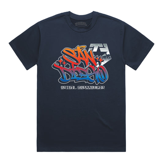 San Diego Tag - Men's Navy Shirt