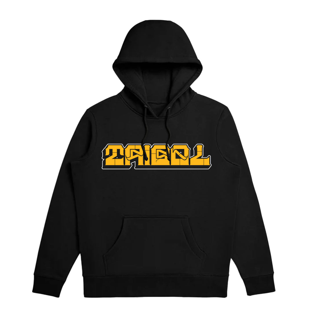 VICTIM GOLD - Black Men's pullover hoodie