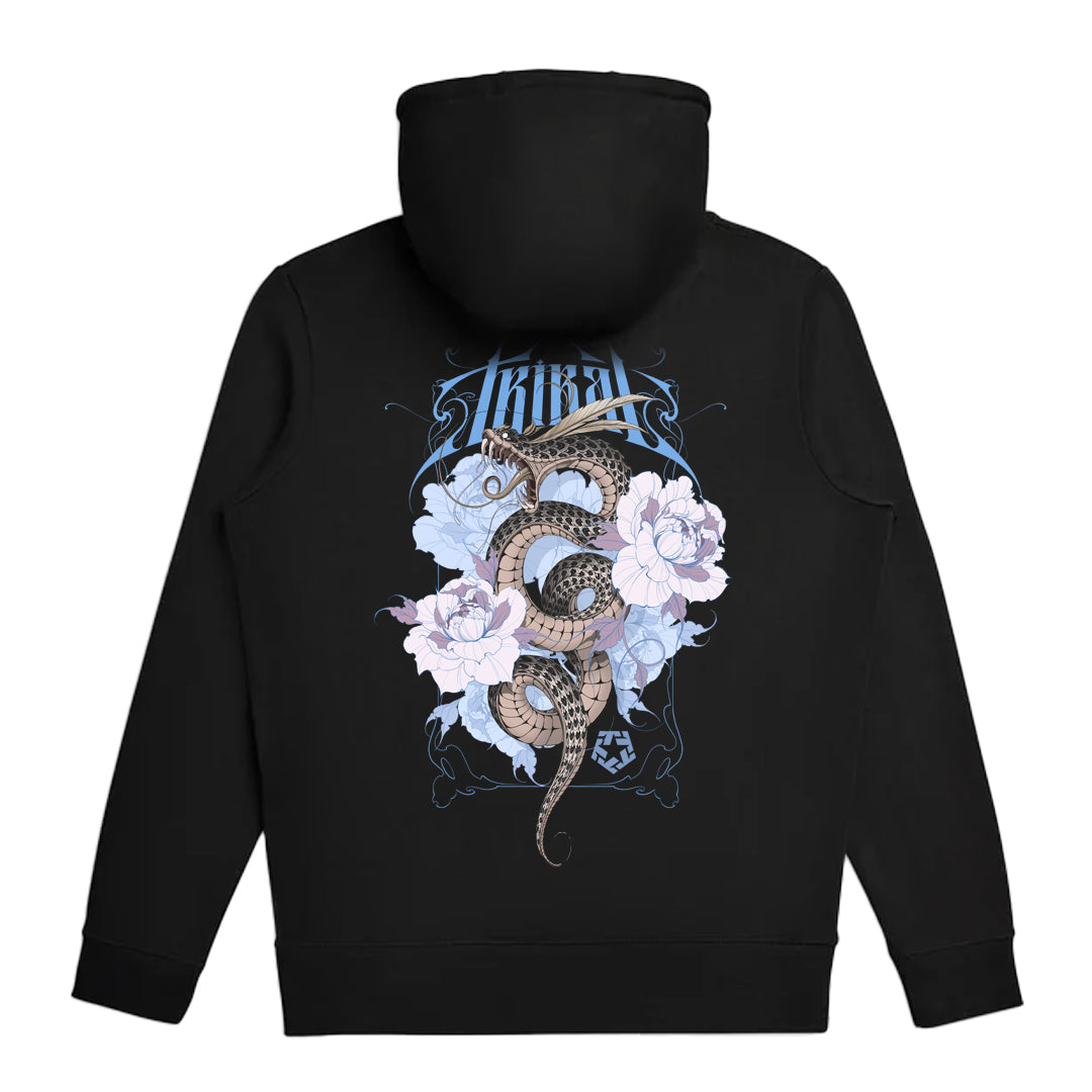 YEAR OF THE SNAKE - Black Men's pullover hoodie