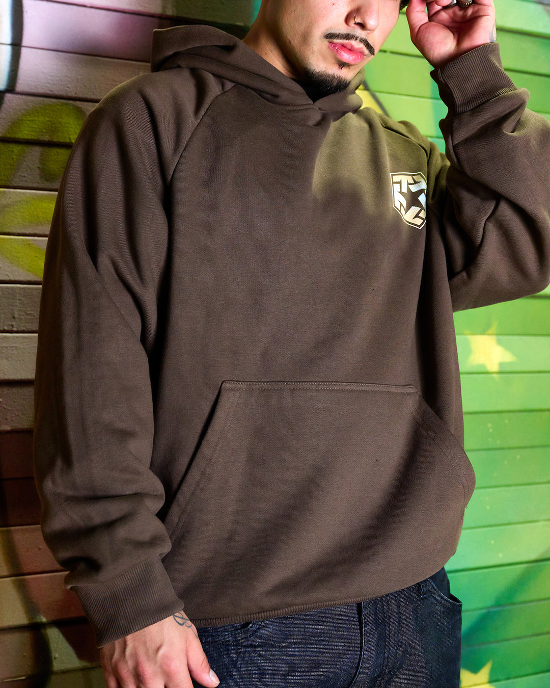 SCRIPT - Brown Heavyweight Hoodie