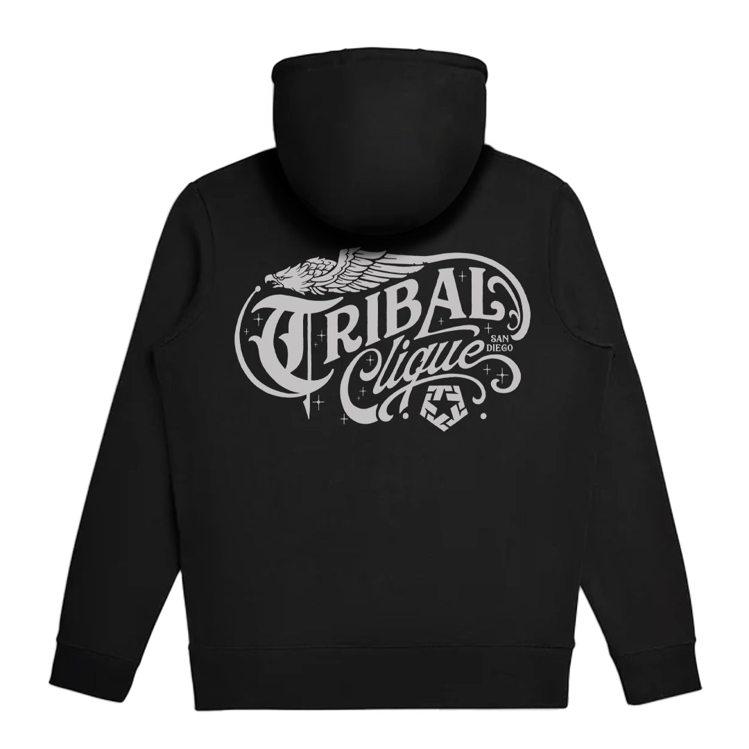 EAGLE - Black Men's ZIP hoodie