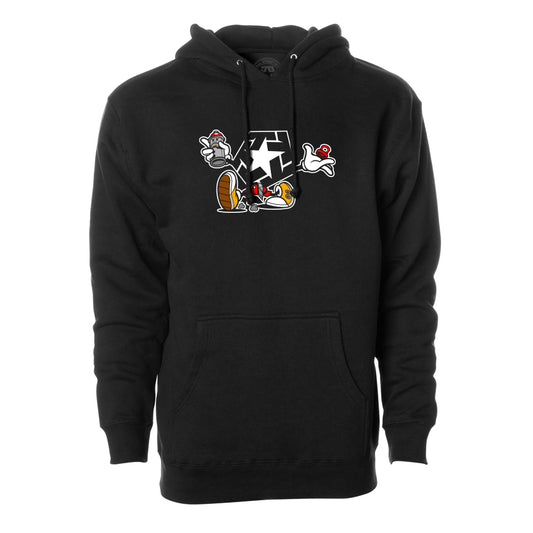 T-STAR GUY - Black Men's pullover hoodie