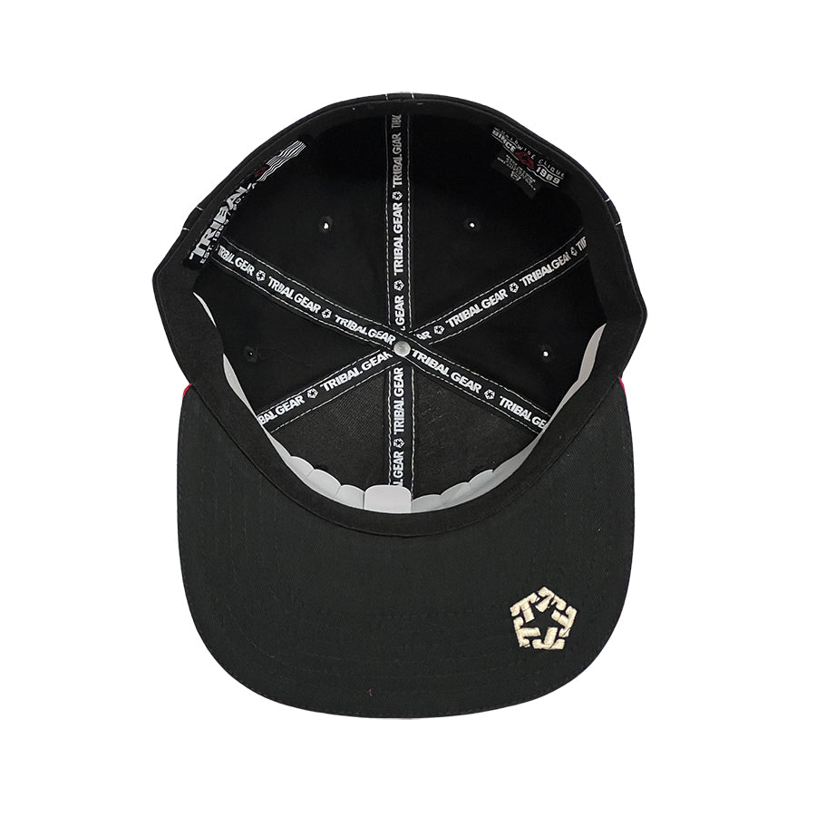 Rubber T-Star  - Black/Tan Fitted Cap
