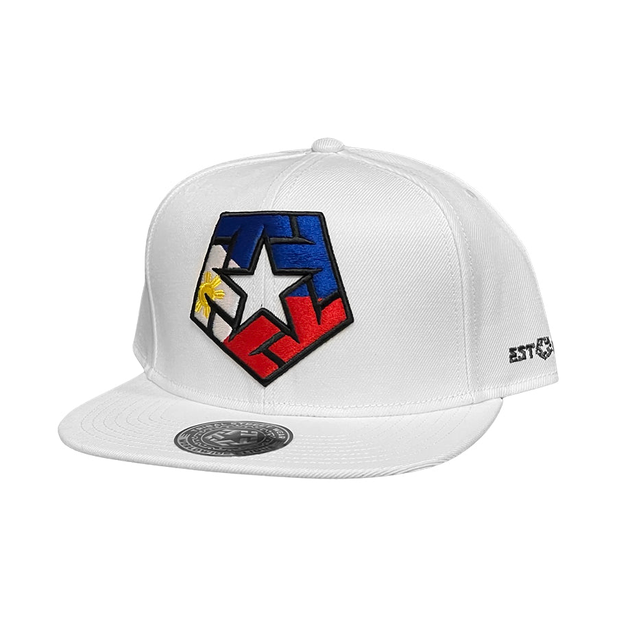 Philippines  - White Snapback Cap