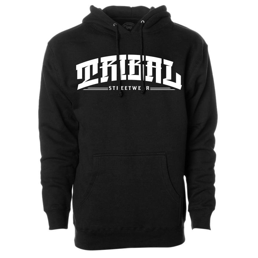 ARCHED - Black Men's pullover hoodie