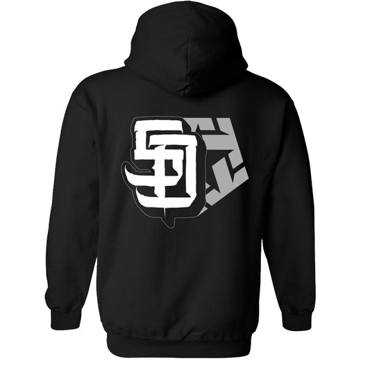 SD BLACK Men's Zip hoodie