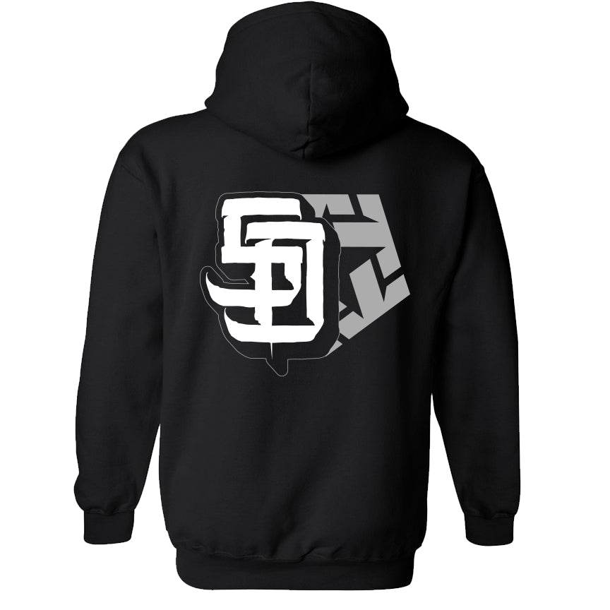 SD BLACK Men's Zip hoodie