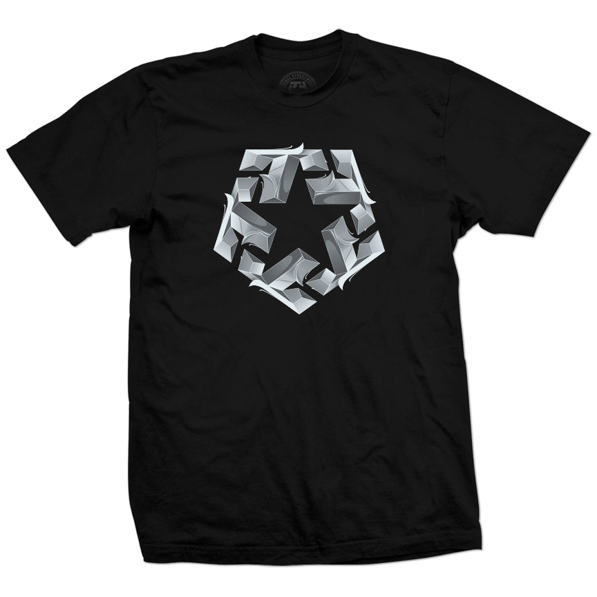 SWEYDA BEVEL T-STAR - Men's T Shirt